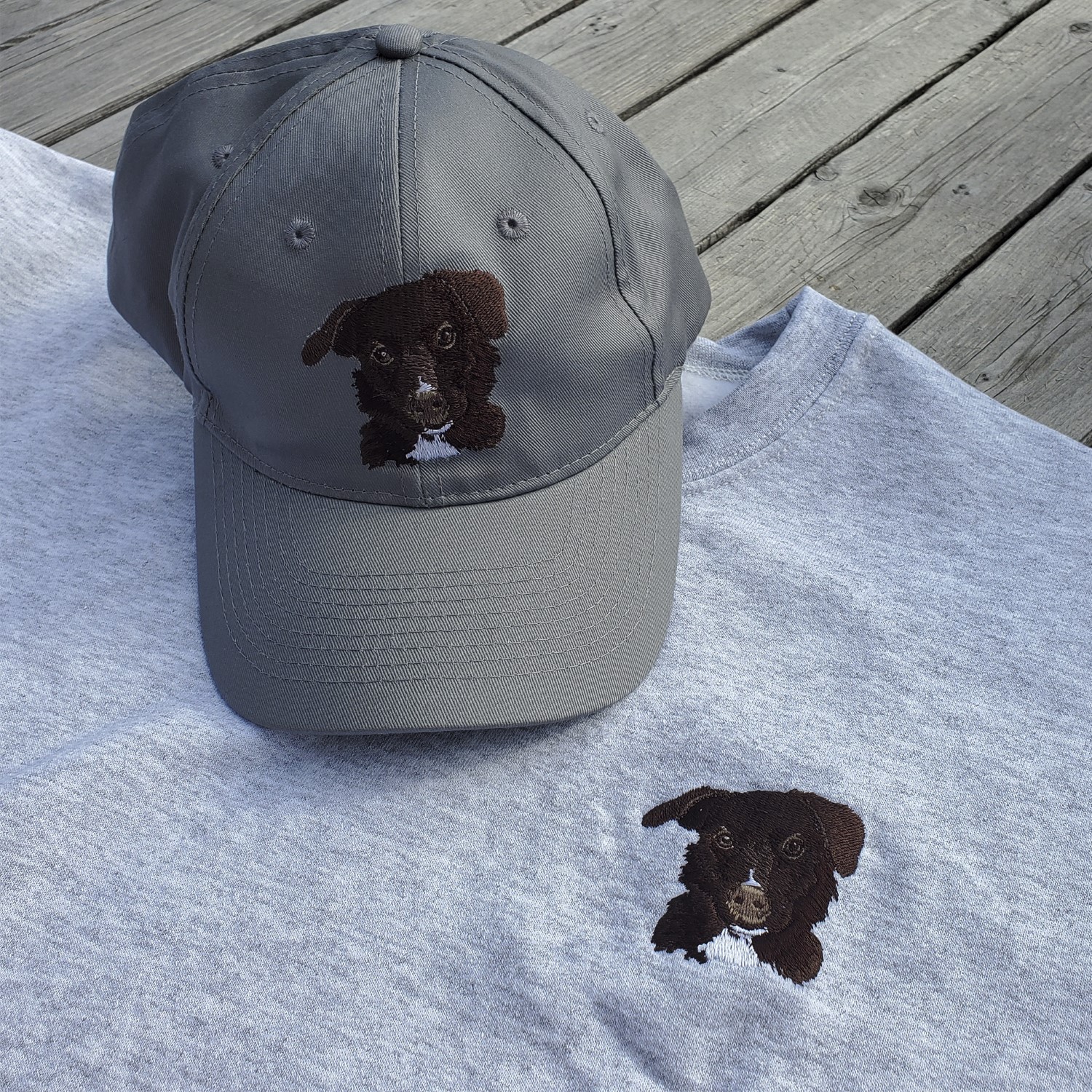 matching-hat-and-shirt-dog-embroidery